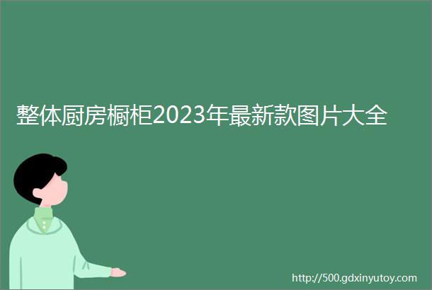 整体厨房橱柜2023年最新款图片大全