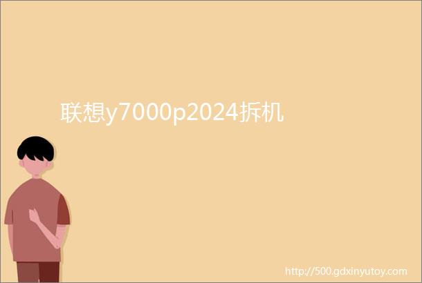 联想y7000p2024拆机